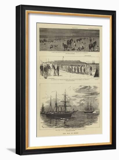 The War in Egypt-William Lionel Wyllie-Framed Giclee Print