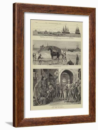 The War in Egypt-William Lionel Wyllie-Framed Giclee Print