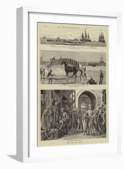 The War in Egypt-William Lionel Wyllie-Framed Giclee Print