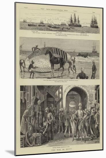 The War in Egypt-William Lionel Wyllie-Mounted Giclee Print