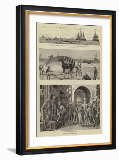 The War in Egypt-William Lionel Wyllie-Framed Giclee Print