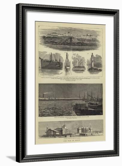 The War in Egypt-William Edward Atkins-Framed Giclee Print