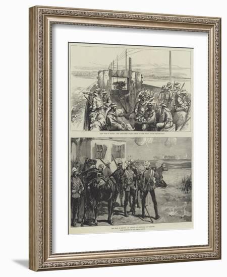 The War in Egypt-William Heysham Overend-Framed Giclee Print