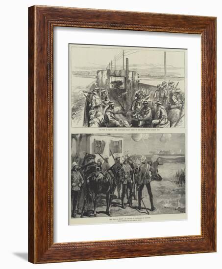 The War in Egypt-William Heysham Overend-Framed Giclee Print