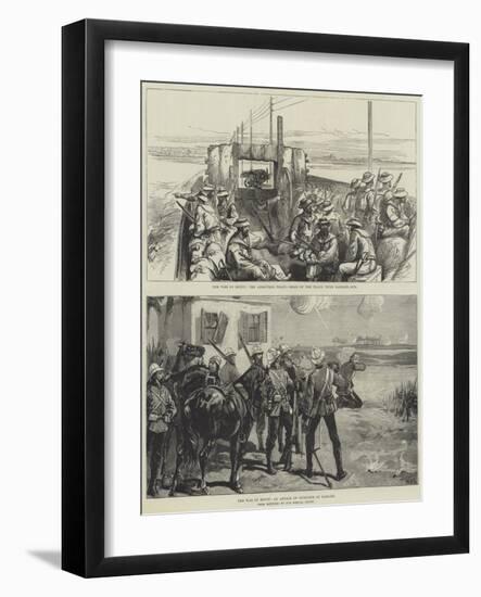 The War in Egypt-William Heysham Overend-Framed Giclee Print