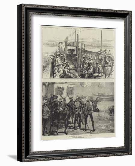 The War in Egypt-William Heysham Overend-Framed Giclee Print