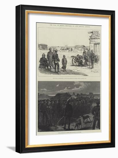 The War in Egypt-Johann Nepomuk Schonberg-Framed Giclee Print