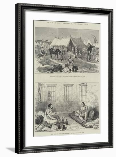The War in Egypt-Alfred Courbould-Framed Giclee Print