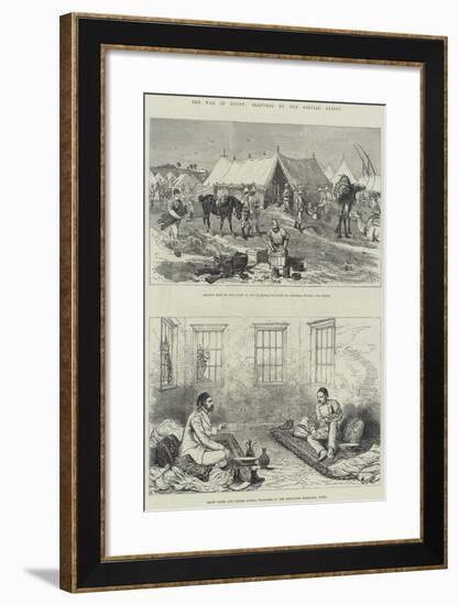 The War in Egypt-Alfred Courbould-Framed Giclee Print