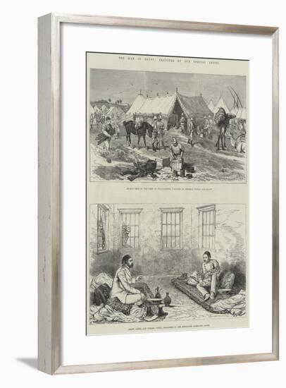 The War in Egypt-Alfred Courbould-Framed Giclee Print