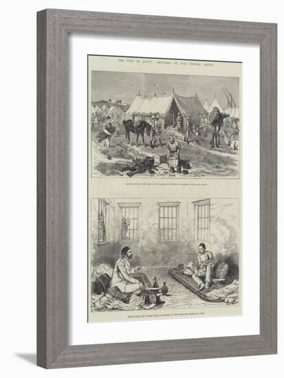 The War in Egypt-Alfred Courbould-Framed Giclee Print