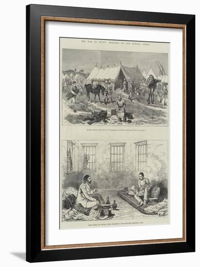 The War in Egypt-Alfred Courbould-Framed Giclee Print