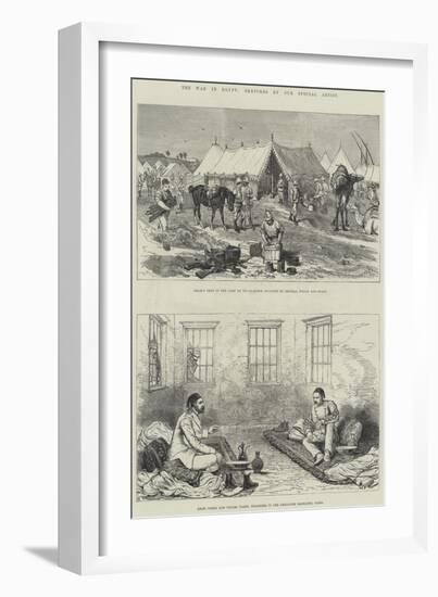 The War in Egypt-Alfred Courbould-Framed Giclee Print