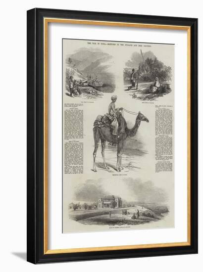 The War in India, Sketches in the Punjaub and Sikh Country-null-Framed Giclee Print