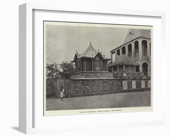 The War in Madagascar, Tombs of Radama I and Rasoherina-null-Framed Giclee Print