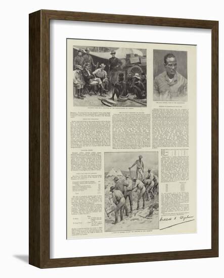 The War in Matabele-Land-null-Framed Giclee Print