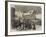 The War in Schleswig, Prussian Ammunition-Train Entering Flensburg-null-Framed Giclee Print