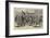 The War in South Africa, Troops from King Williamstown Marching to Natal-Charles Edwin Fripp-Framed Giclee Print