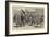 The War in South Africa, Troops from King Williamstown Marching to Natal-Charles Edwin Fripp-Framed Giclee Print