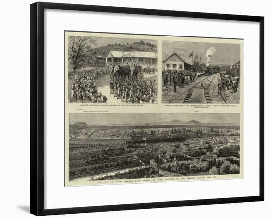 The War in South America, Lima, Capital of Peru, Captured by the Chilians, 17 January 1881-null-Framed Giclee Print