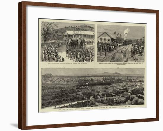 The War in South America, Lima, Capital of Peru, Captured by the Chilians, 17 January 1881-null-Framed Giclee Print