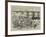 The War in Spain, Volunteers of Teruel Repelling a Carlist Attack-null-Framed Giclee Print