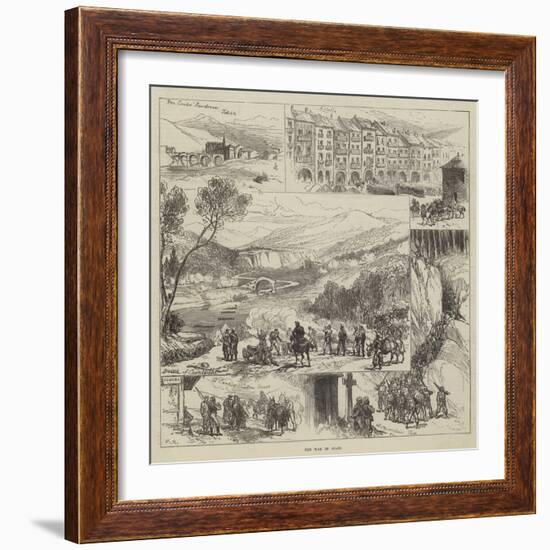 The War in Spain-Charles Robinson-Framed Giclee Print