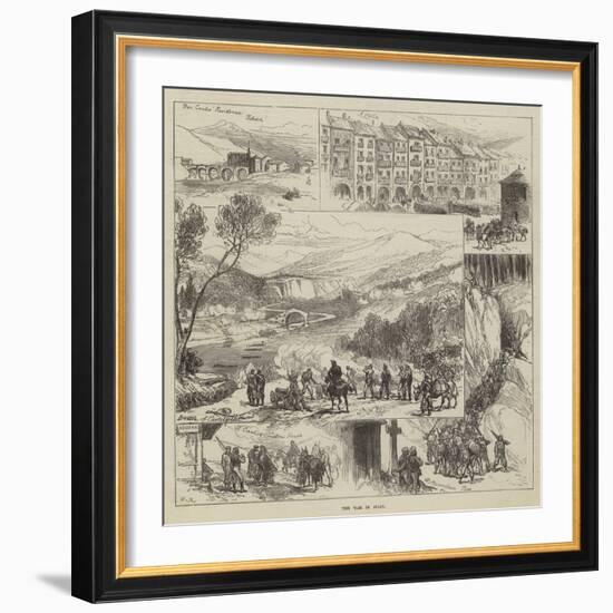 The War in Spain-Charles Robinson-Framed Giclee Print