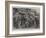 The War in the East, a Street Scene in Tokio-Robert Barnes-Framed Giclee Print