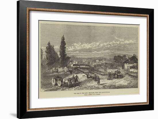 The War in the East, Belgrade, from the Market-Place-Charles Yriarte-Framed Giclee Print