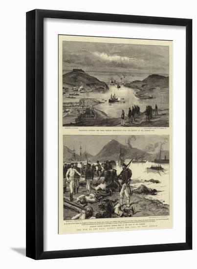 The War in the East, Scenes after the Fall of Port Arthur-Charles William Wyllie-Framed Giclee Print