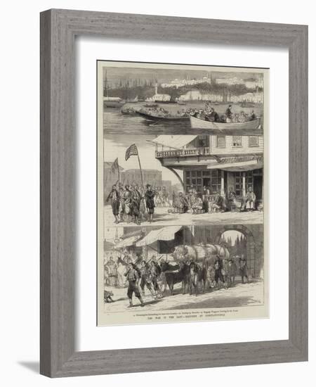 The War in the East, Sketches at Constantinople-Joseph Nash-Framed Giclee Print