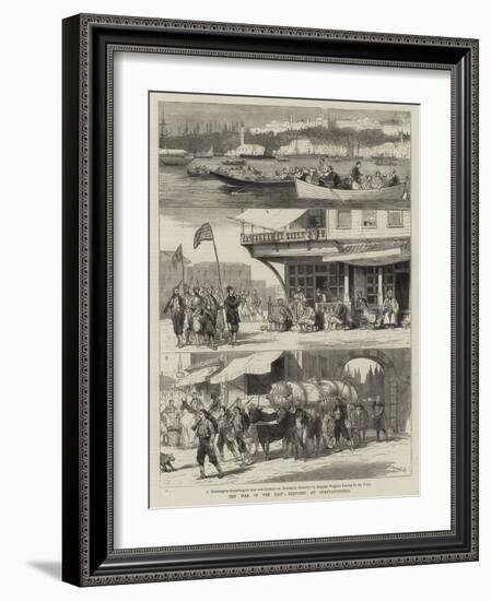 The War in the East, Sketches at Constantinople-Joseph Nash-Framed Giclee Print