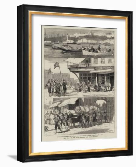 The War in the East, Sketches at Constantinople-Joseph Nash-Framed Giclee Print