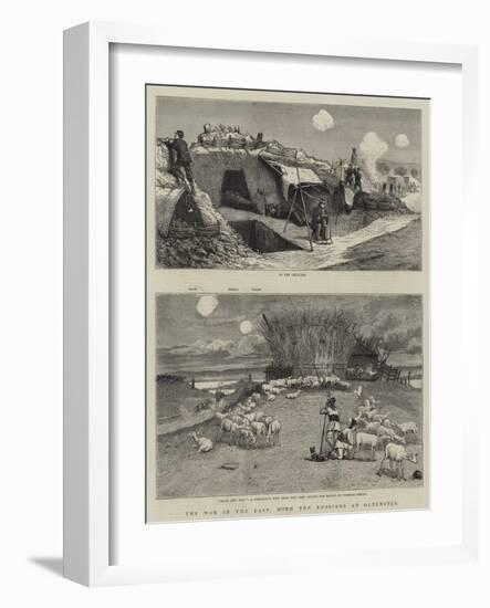 The War in the East, with the Russians at Oltenitza-null-Framed Giclee Print