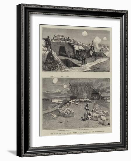 The War in the East, with the Russians at Oltenitza-null-Framed Giclee Print