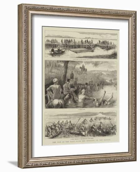 The War in the East, with the Russians on the Danube-null-Framed Giclee Print