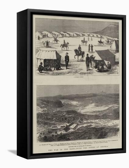 The War in the East, with the Turks at Shumla-Alfred Chantrey Corbould-Framed Premier Image Canvas