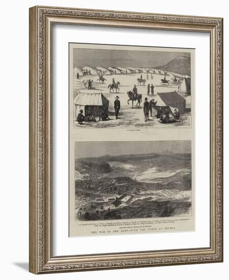 The War in the East, with the Turks at Shumla-Alfred Chantrey Corbould-Framed Giclee Print