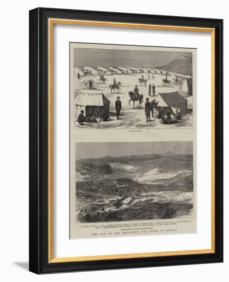 The War in the East, with the Turks at Shumla-Alfred Chantrey Corbould-Framed Giclee Print