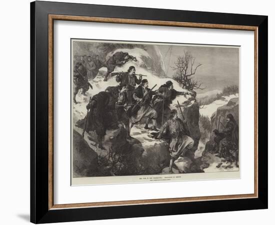 The War in the Herzegovina, Insurgents in Ambush-Arthur Hopkins-Framed Giclee Print