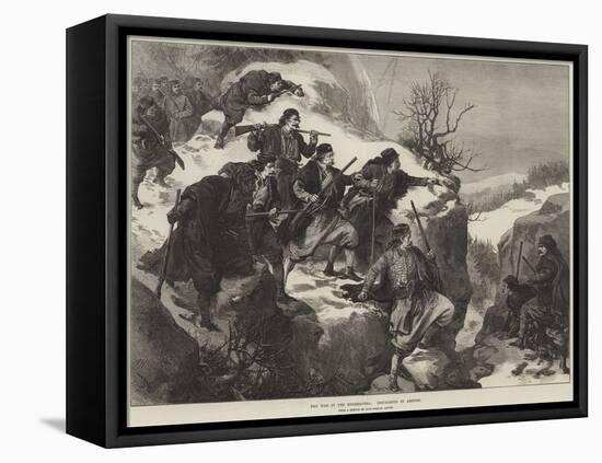 The War in the Herzegovina, Insurgents in Ambush-Arthur Hopkins-Framed Premier Image Canvas