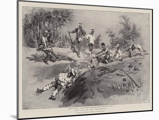 The War in the Philippines-Charles Edwin Fripp-Mounted Giclee Print