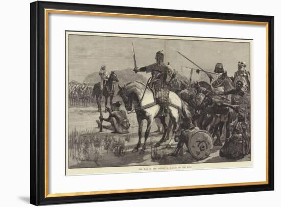 The War in the Soudan, a Parley on the Road-Richard Caton Woodville II-Framed Giclee Print