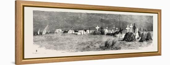 The War in the Soudan (Sudan): the English Cemetery at Suakim-null-Framed Premier Image Canvas