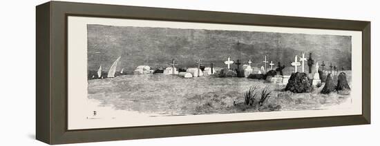 The War in the Soudan (Sudan): the English Cemetery at Suakim-null-Framed Premier Image Canvas