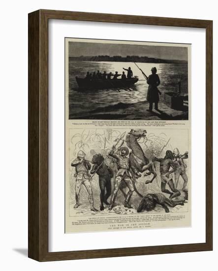 The War in the Soudan-Frederic Villiers-Framed Giclee Print