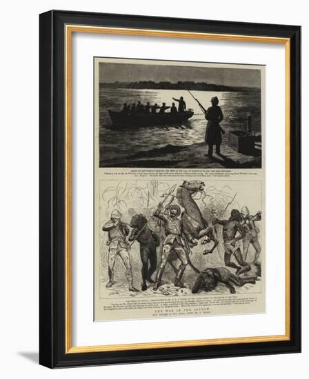 The War in the Soudan-Frederic Villiers-Framed Giclee Print