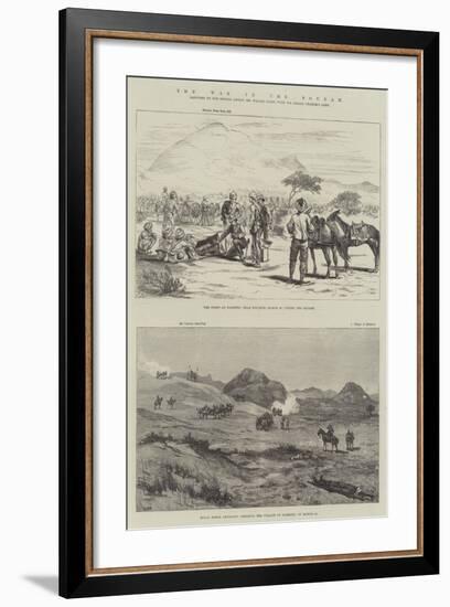 The War in the Soudan-null-Framed Giclee Print