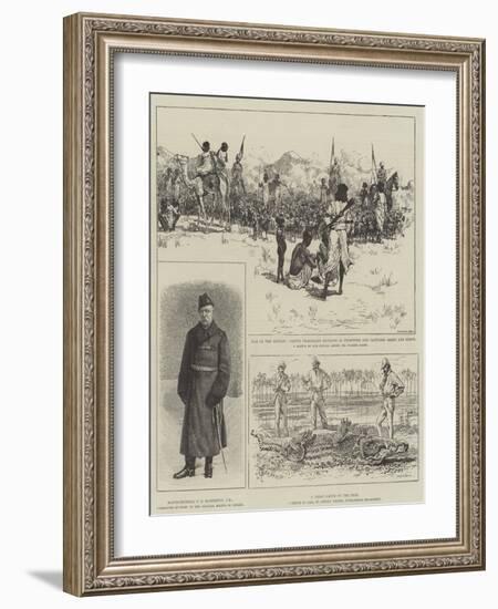 The War in the Soudan-Alfred Courbould-Framed Giclee Print